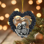 Till Our Last Breath - Personalized Christmas Skull Layers Mix Ornament 748307 - DiyGiftly
