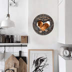Till The End Of Time & Forever More - Personalized Husband And Wife Wall Clock 736262 - DiyGiftly