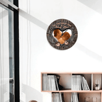 Till The End Of Time & Forever More - Personalized Husband And Wife Wall Clock 736262 - DiyGiftly