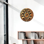 custom name wooden wall clock keepsake as a new home gift