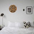 custom name wooden wall clock keepsake as a christmas gift