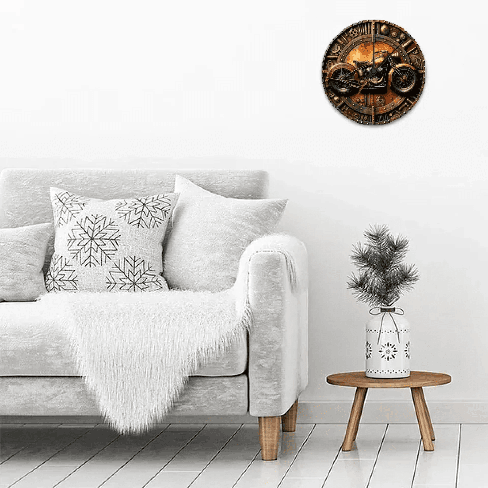 Time To Ride - Personalized Biker Wall Clock 736260 - DiyGiftly