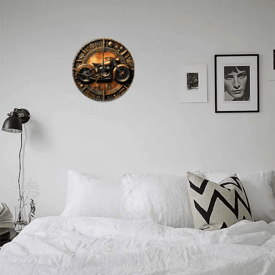 Time To Ride - Personalized Biker Wall Clock 736260 - DiyGiftly