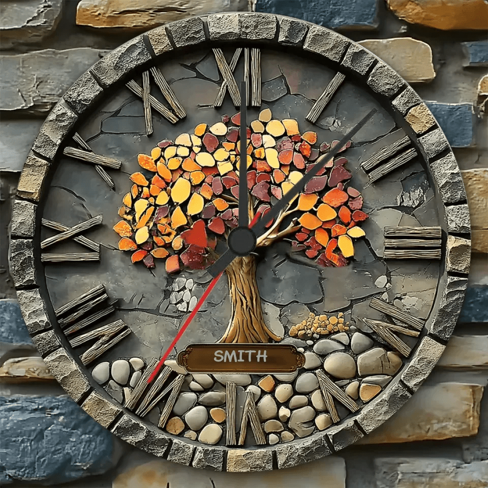 treasure every moment together custom photo personalized home timepiece as a christmas gift