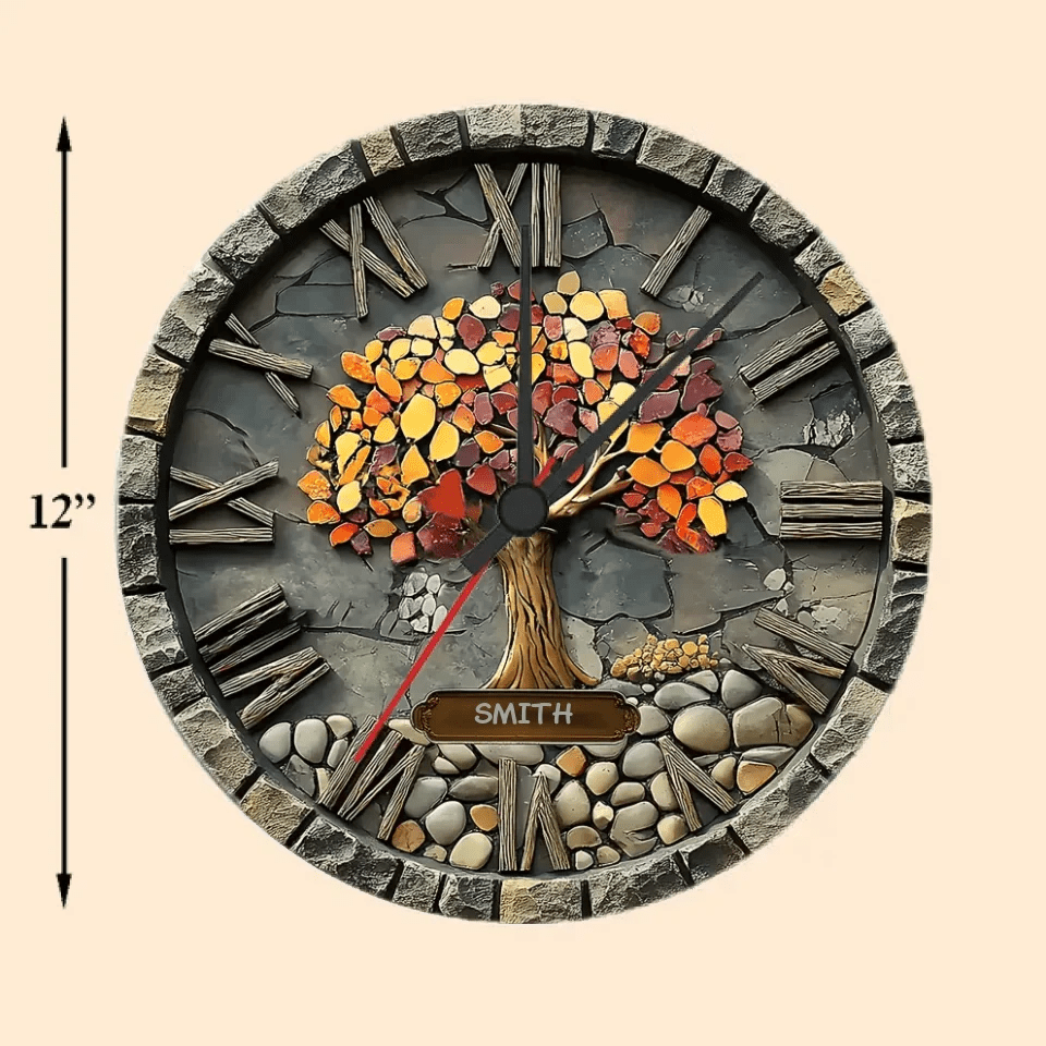 custom photo personalized home timepiece as a housewarming gift