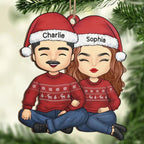 'Tis The Season For Loving You - Couple Personalized Custom Ornament - Wood Unique Shaped - Christmas Gift For Husband Wife, Anniversary 677301 - DiyGiftly