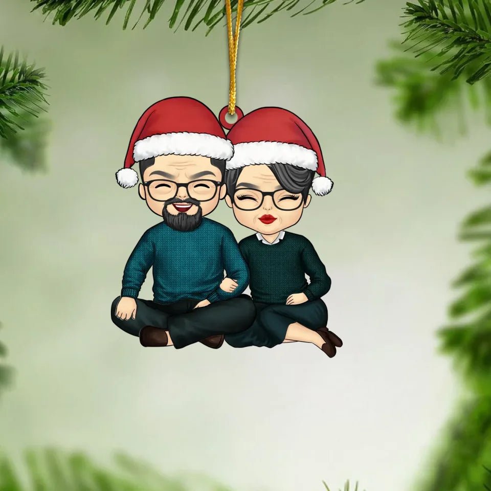 'Tis The Season For Loving You - Couple Personalized Custom Ornament - Wood Unique Shaped - Christmas Gift For Husband Wife, Anniversary 677301 - DiyGiftly