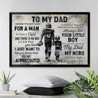 to my dad personalized football poster gift for football lovers 746575 custom gift for dad personalized gift