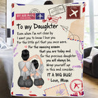 blanket personalized gift for daughter cozy nights main image
