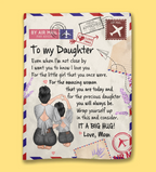 personalized blanket gift for daughter cozy nights product photo