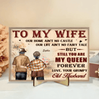 To My Queen - Personalized Custom 2 - Layer Wood Plaque 748378 - DiyGiftly