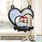 Together Is My Favorite Place To Be - Couple Personalized Window Hanging Suncatcher - Gift For Husband Wife, Anniversary 667977 - DiyGiftly
