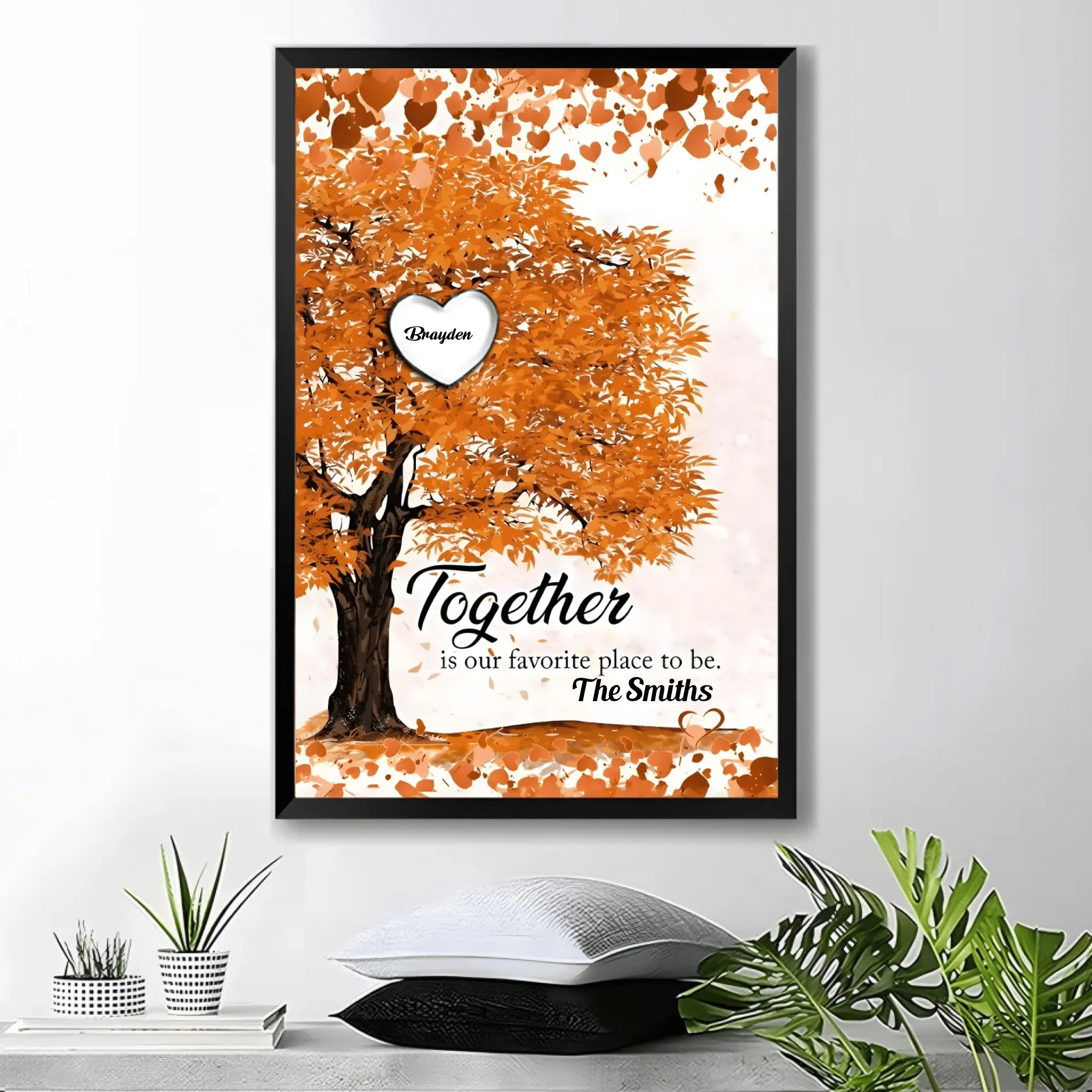 Together is our favorite place to be - Personalized Canvas 754232 - 754254 - DiyGiftly