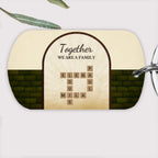 Together We Are A Family With Retro Crosswords - Customizable Family Acrylic Keychain 737154 - DiyGiftly