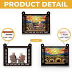 Together We Build A Life We Love - Couple Personalized Window Hanging Suncatcher - Gift For Husband Wife, Anniversary 666739 - DiyGiftly