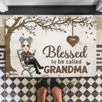 Together We Make A Family - Personalized Doormat - Christmas Gift For Family 714438 - D - DiyGiftly