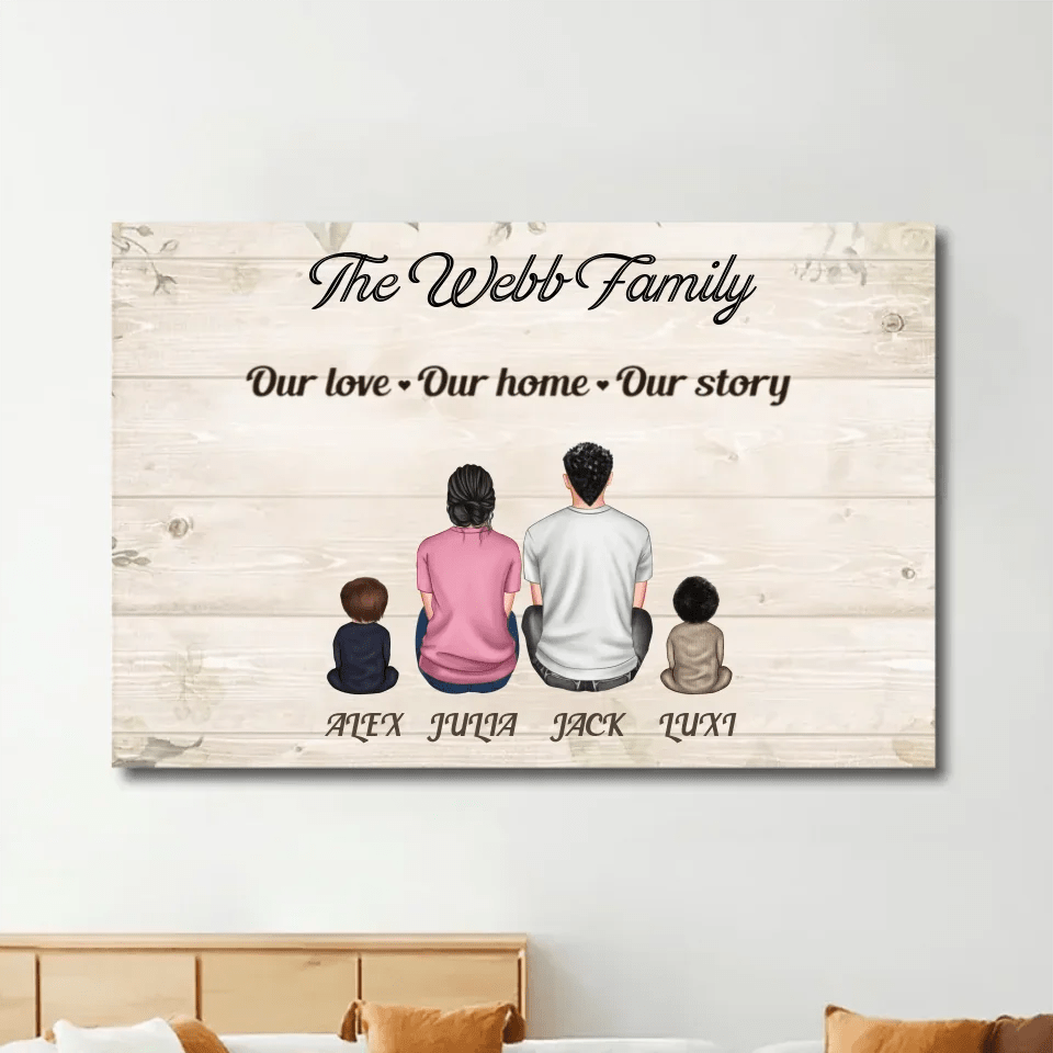 canvas personalized photo wooden christmas remembrance poster and canvas