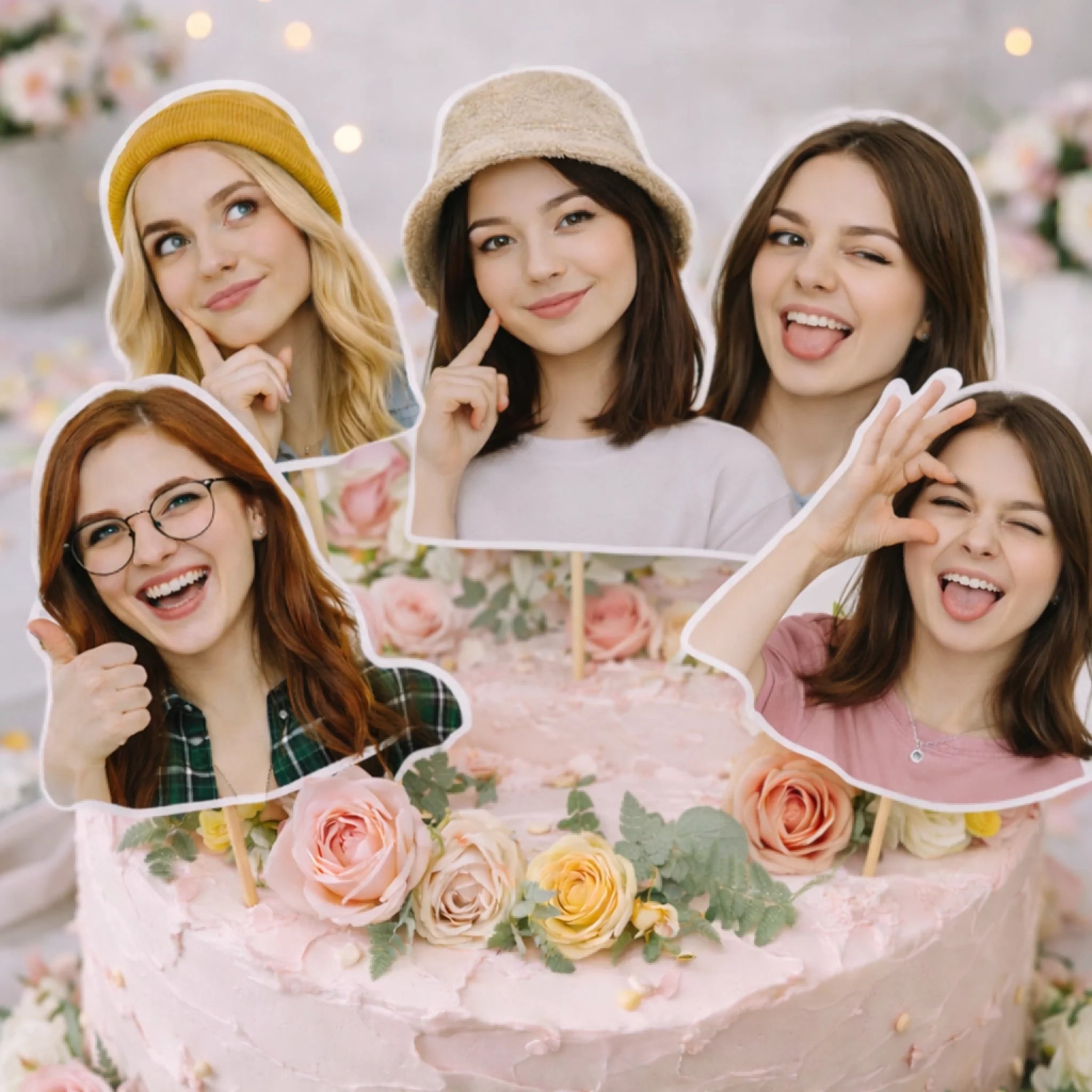 unique top every sweet moment smile photo cupcake topper close up