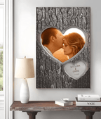 Tree Of Love Personalized - Custom Canvas & Poster - Wood Framed Canvas & Framed Poster - Perfect Gift for Love,Valentine's Day gift 759051 - DiyGiftly