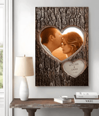 Tree Of Love Personalized - Custom Canvas & Poster - Wood Framed Canvas & Framed Poster - Perfect Gift for Love,Valentine's Day gift 759051 - DiyGiftly