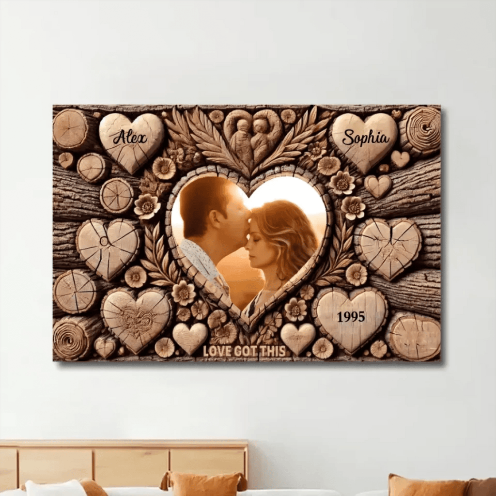 Tree Witnesses Our Love - Personalized Poster or Canvas 750707 - 751188 - DiyGiftly