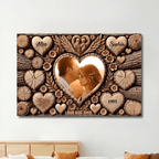 Tree Witnesses Our Love - Personalized Poster or Canvas 750707 - 751188 - DiyGiftly