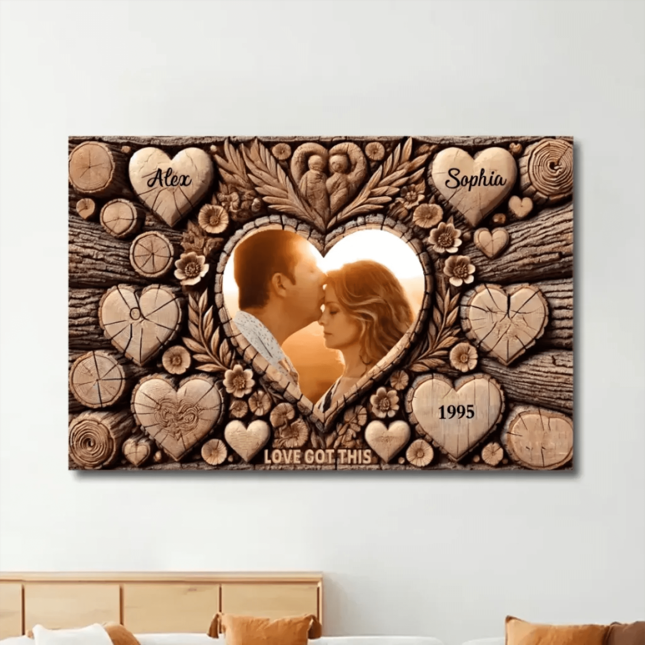 Tree Witnesses Our Love - Personalized Poster or Canvas 750707 - 751188 - DiyGiftly