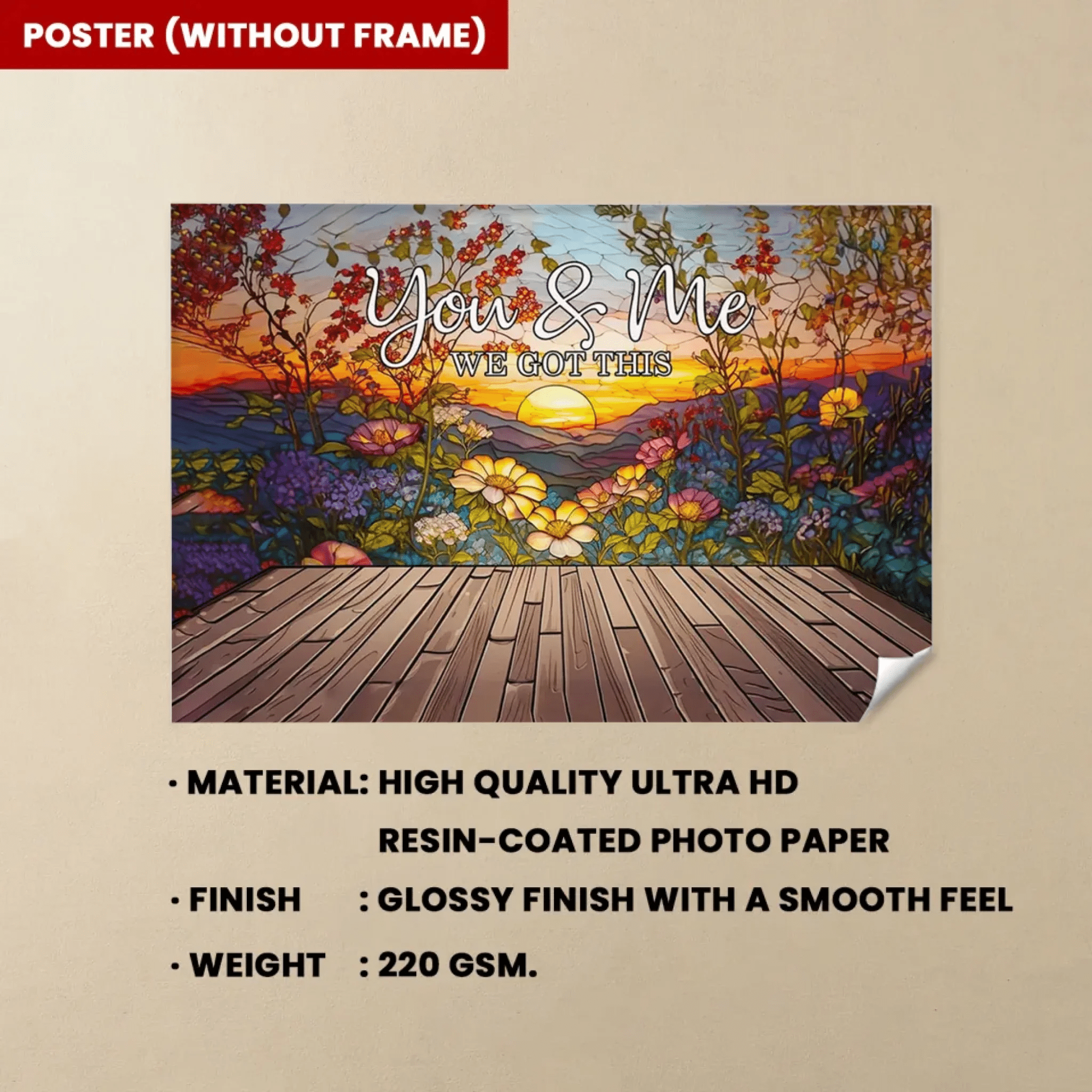 Turn Your Love Into Art You & Me We Got This - Personalized Canvas 710283 - 710335 - DiyGiftly