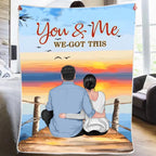 Twilight Embrace - Always Better Together Personalized Blanket - Ideal Gift for Couples, Partnerships in Love 715578 - M - DiyGiftly