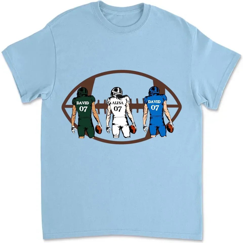 Two Football Players - Personalized T-Shirt, Gift For Football Lovers, Football Fan 738804 - DiyGiftly