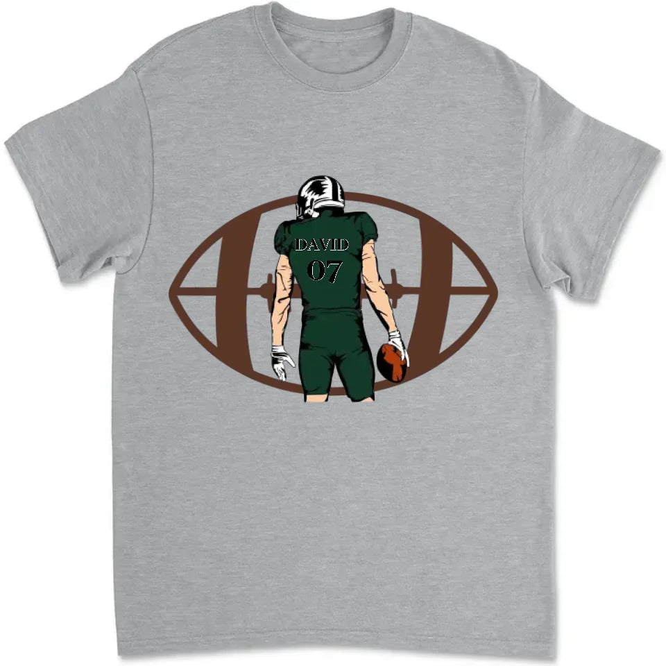 Two Football Players - Personalized T-Shirt, Gift For Football Lovers, Football Fan 738804 - DiyGiftly