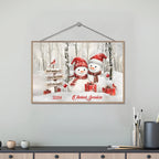 Unique Christmas Gifts for Couples Personalized Newlyweds Gifts Wooden Plaque 731623 - DiyGiftly