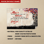 Unspoken Words For Mom - Personalized Poster/Wrapped Canvas - Birthday, Mother's Day Gift From Daughter, Son, Grandchildren 712227 - 713628 - DiyGiftly
