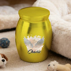 stainless steel memorial urn for cat