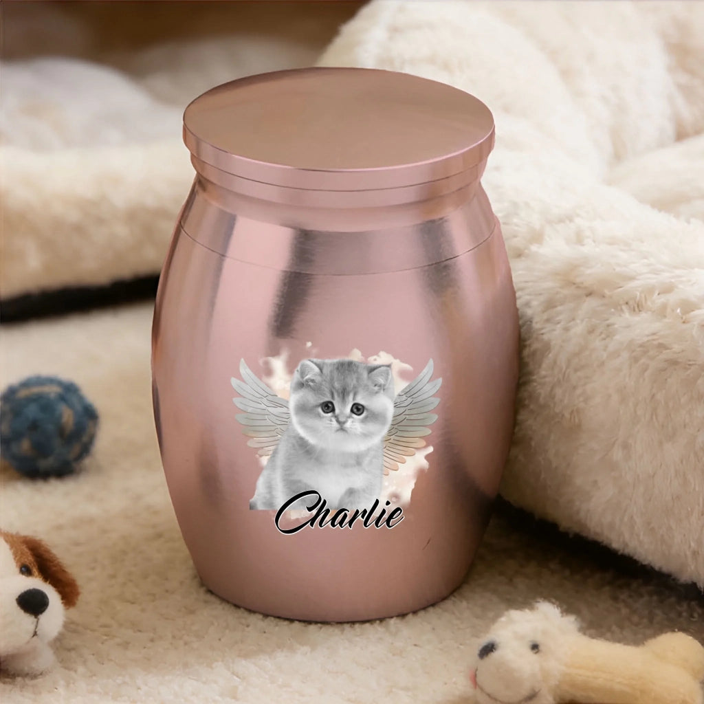 custom engraved cat urn for ashes