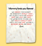 personalized blanket cozy nights gift for daughter detail view