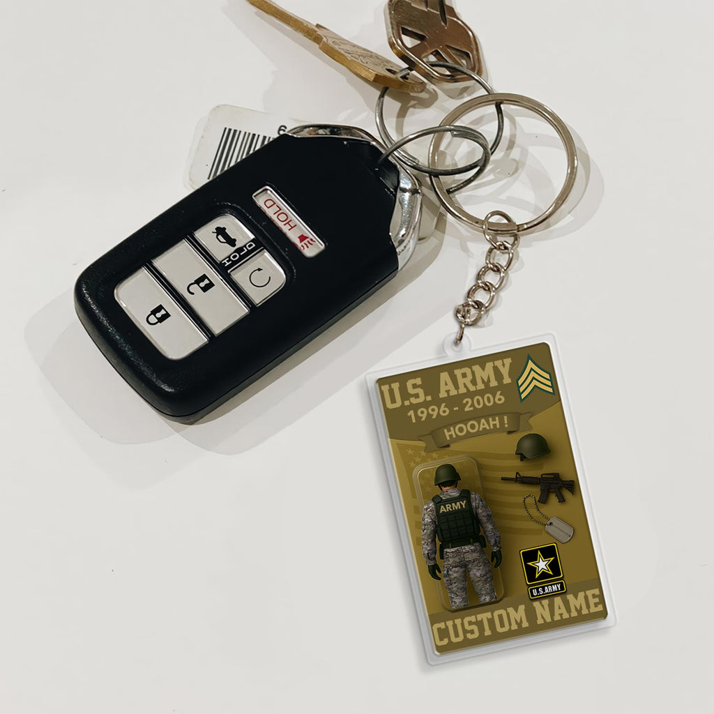 US Army, E 2 Marines Private First Class – Acrylic Keychain, Personalized Military Gift, Custom Engraved Key Ring for Soldiers, Veterans, or Patriotic Keepsake 10453248 - DiyGiftly