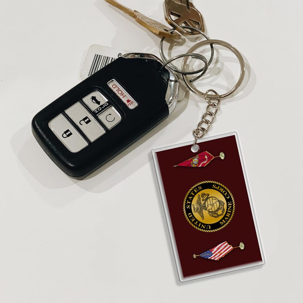US Marine Corps, E 9 Marines Sergeant Major – Acrylic Keychain, Personalized Military Gift, Custom Engraved Key Ring for Soldiers, Veterans, or Patriotic Keepsake 67160576 - DiyGiftly
