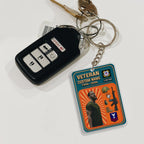 Veteran Action Figure Style Acrylic Keychain, Personalized Military Gift, Custom Engraved Key Ring for Soldiers, Veterans, or Patriotic Keepsake 22727168 - DiyGiftly
