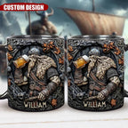 Viking Warrior Drinking Legend Raise Your Horn - Personalized Viking Mug 747705 - DiyGiftly