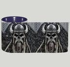 Vikings Skull - Personalized Viking Mug 747717 - DiyGiftly