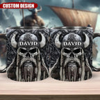 Vikings Skull - Personalized Viking Mug 747717 - DiyGiftly