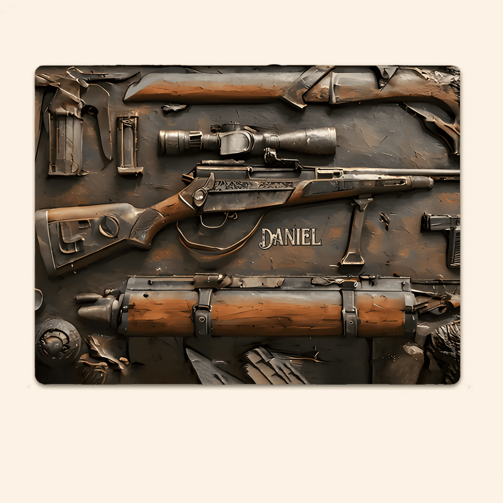 Vintage Tools - Personalized Hunting Rectangle Metal Sign 737268 - 737280 - DiyGiftly