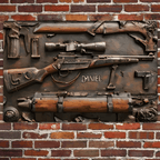 Vintage Tools - Personalized Hunting Rectangle Metal Sign 737268 - 737280 - DiyGiftly