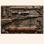 Vintage Tools - Personalized Hunting Rectangle Metal Sign 737268 - 737280 - DiyGiftly