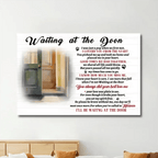 Waiting At The Door, Gift For Dog Lover, Personalized Poster 748614 - 748615 - DiyGiftly