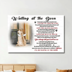 Waiting At The Door, Gift For Dog Lover, Personalized Poster 748614 - 748615 - DiyGiftly