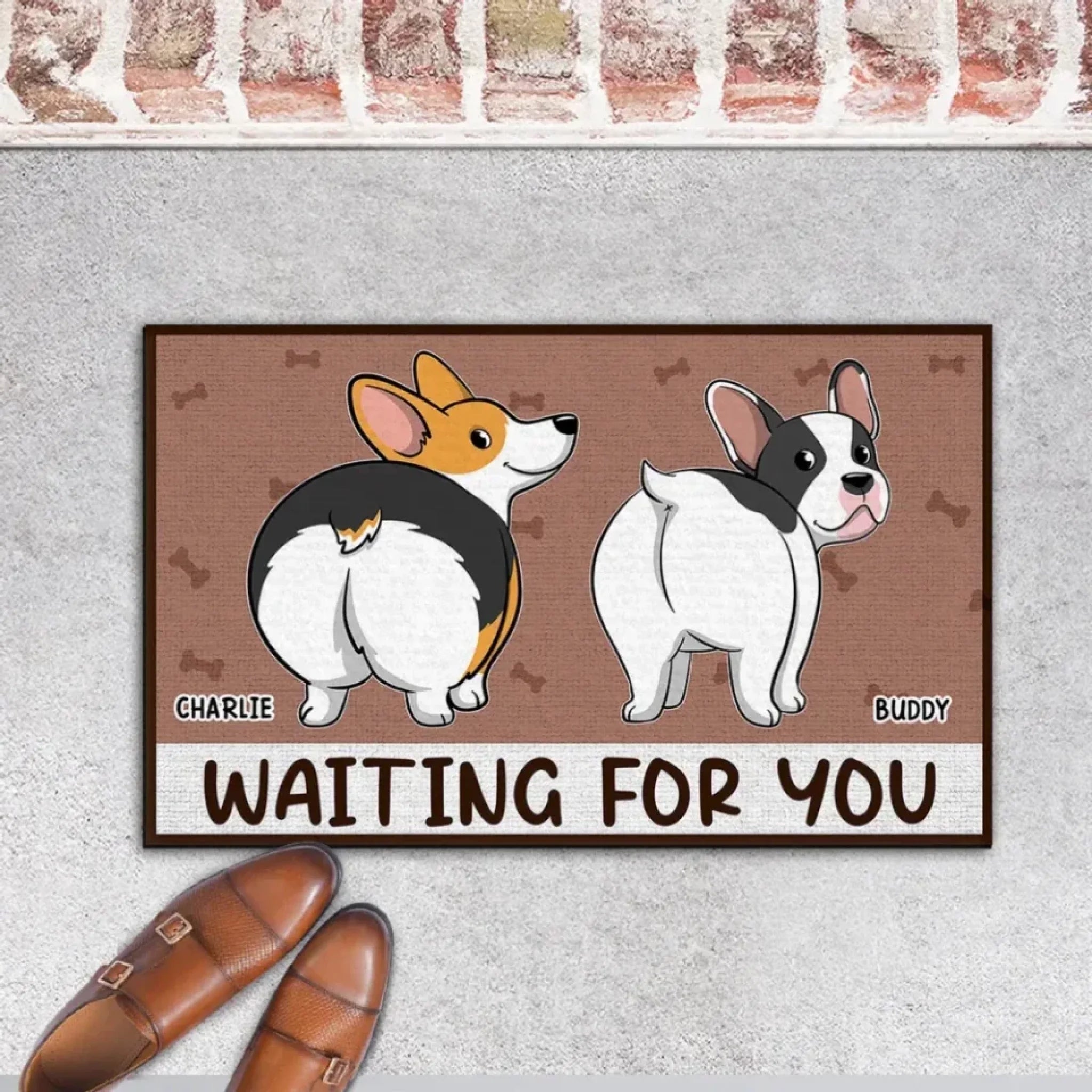 Waiting For You - Personalized Custom Doormat 689266 - DiyGiftly