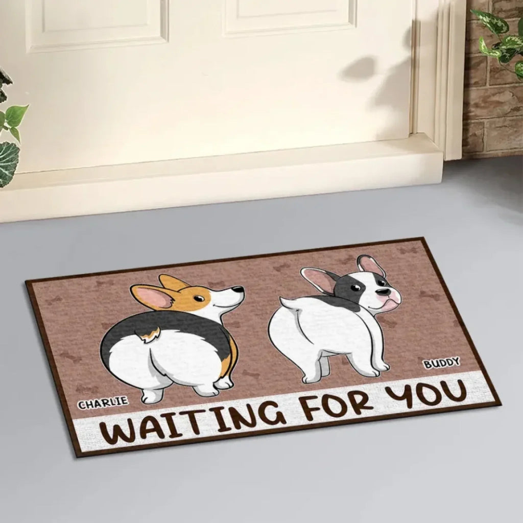 Waiting For You - Personalized Custom Doormat 689266 - DiyGiftly