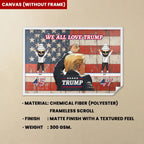 We Ale Love Trump AGAIN - Personalized Horizontal Canvas - Trump’s Path to the White House - Gift for Humor,Creativity Enthusiasts 720643 - 720618 - DiyGiftly